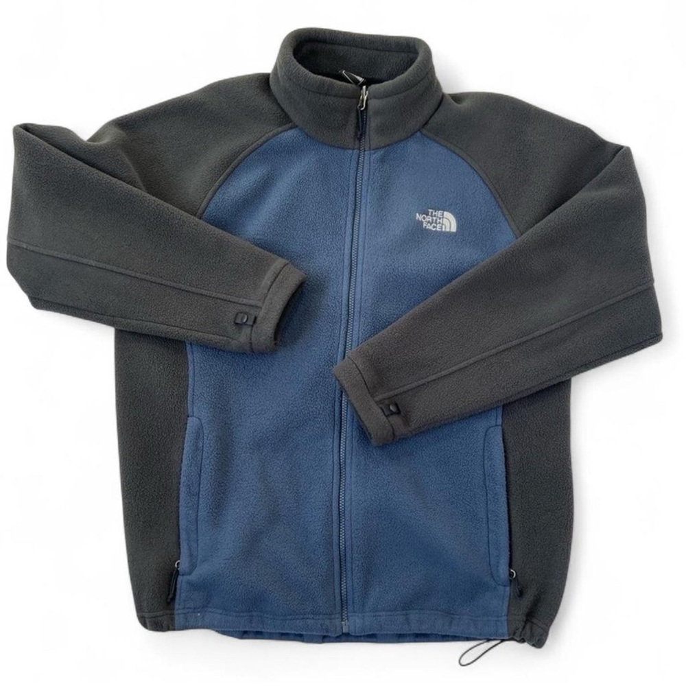 The North Face Men’s Fleece Jacket Blue and Black Size Large